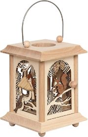 Tischlaterne Eichhörnchen und Vögel Tischlaterne Eichhörnchen und Vögel