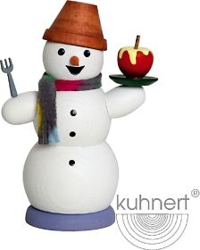 Räuchermann Schneemann mit Bratapfel Räuchermann Schneemann mit Bratapfel