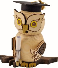 Räucherfigur Eule Bachelor