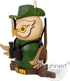 Räucherfigur Eule Jäger