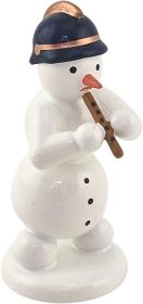 Schneemann mit Blockflöte Schneemann mit Blockflöte
