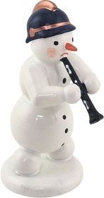 Schneemann mit Klarinette Schneemann mit Klarinette