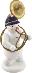 Schneemann mit Sousaphon Schneemann mit Sousaphon