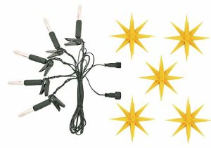 Erweiterung A1s gelb mit 5 Sternen, mit LED Erweiterung A1s gelb mit 5 Sternen, mit LED