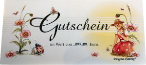 Gutschein Blumenmädchen - 200,00 EUR