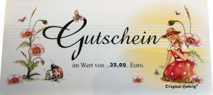 Gutschein Blumenmädchen - 35,00 EUR
