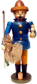 Räuchermann Angler, farbig Räuchermann Angler, farbig