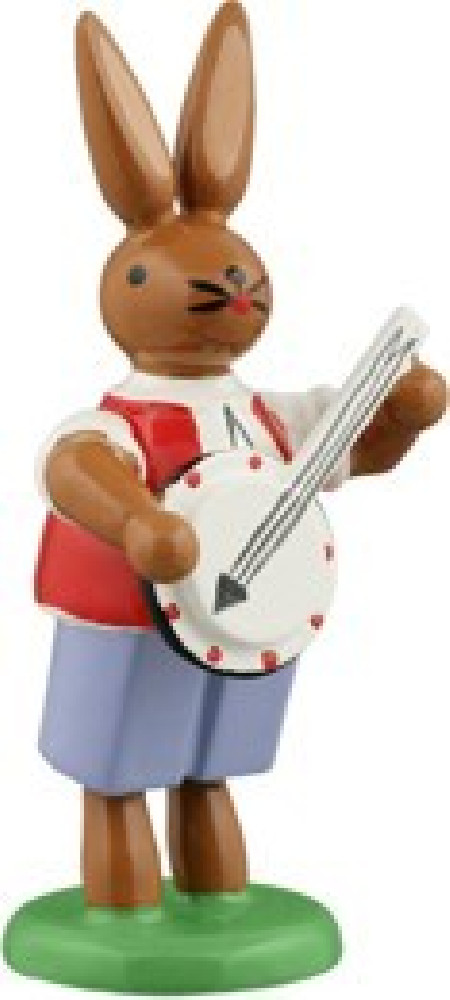 Hasenmusikant mit Banjo