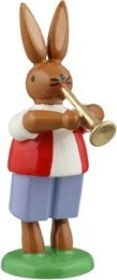 Hasenmusikant mit Trompete