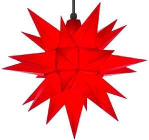 Herrnhuter Stern A4 für Außen, rot - 40 cm Herrnhuter Stern A4 für Außen, rot - 40 cm