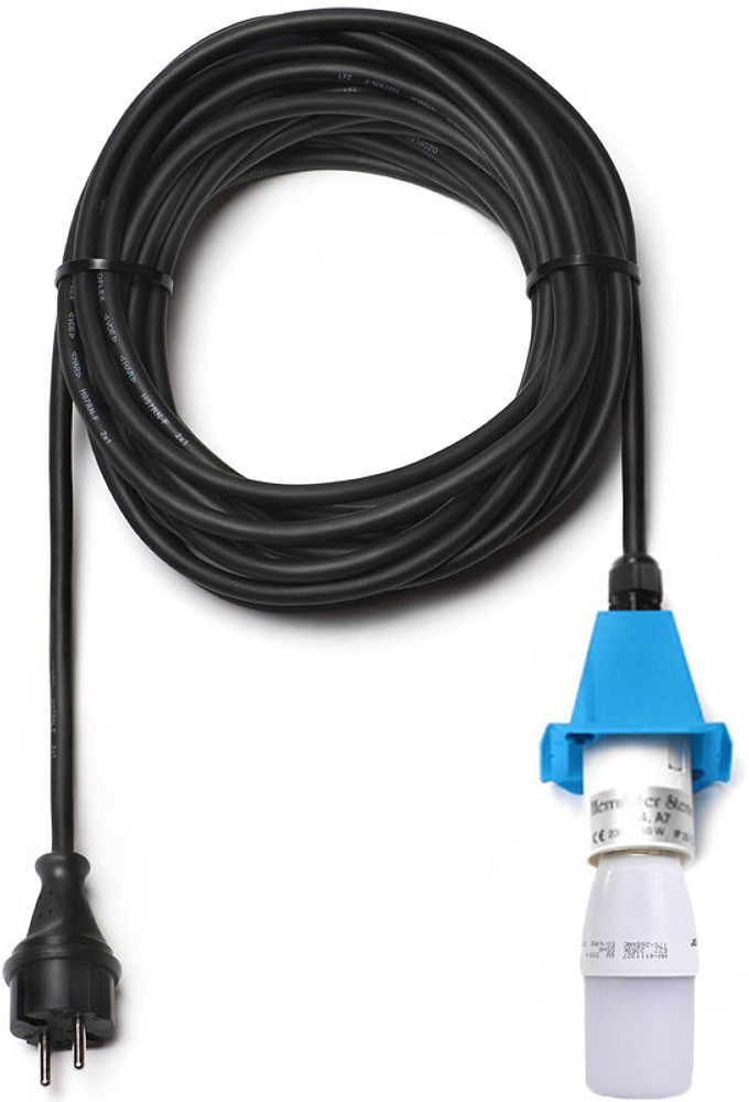 Kabel für A4/A7 - 10m Deckel blau LED