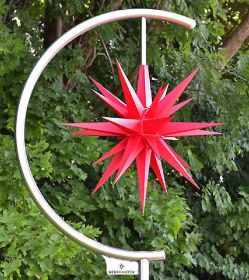 Sternenleuchte für Außenbereich, mit Kunststoffstern A7 - rot, ø 68cm Sternenleuchte für Außenbereich, mit Kunststoffstern A7 - rot, ø 68cm
