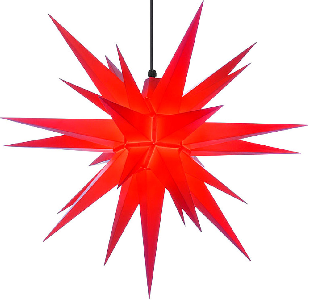 Herrnhuter Stern A7 für Außen, rot  - 68 cm