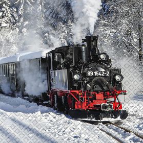 Servietten Preßnitztalbahn