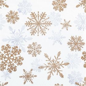 Servietten Snow Crystals copper