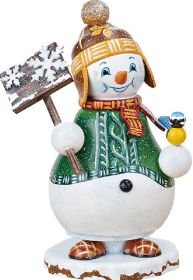 Räucherwichtel Schneemann Schneegestöber