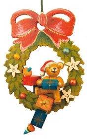 Baumbehang Teddy Adventskranz