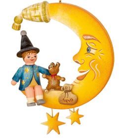 Baumbehang Sandmann, Teddy, Mond