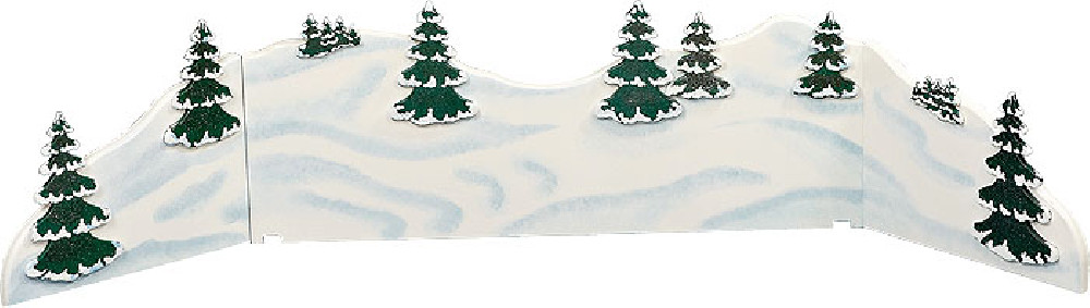 Wolke Winterlandschaft - Diorama