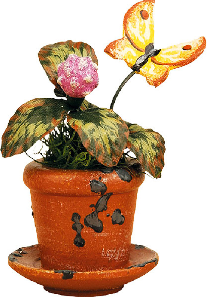 Miniaturen - Blumentopf Kleeblume
