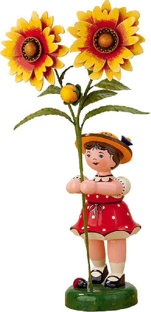 Blumenkind - Mädchen - Kokardenblume