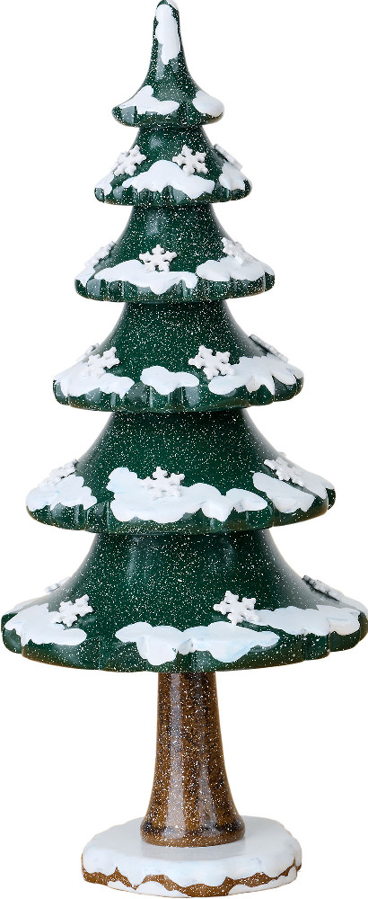 Winterkinder - Winterbaum mit Schneekristall