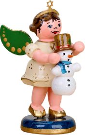 Engel mit  Schneemann