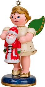 Engel mit Weihnachtsmann