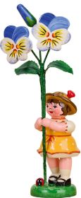 Blumenkind - Mädchen mit Hornveilchen Blumenkind - Mädchen mit Hornveilchen