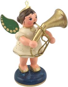 Engel mit Tenorhorn - 6,5 cm