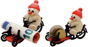 Holzfigur Cool Man - Geldtransport
