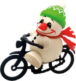 Holzfigur Cool Man - Fahrrad Junior