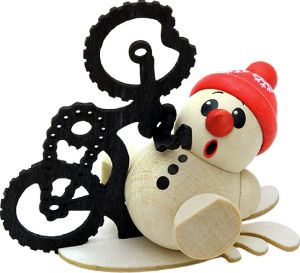 Holzfigur Cool Man - Sturz
