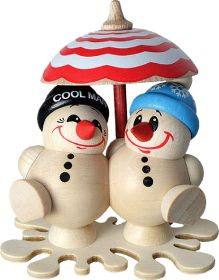 Holzfigur Cool Man, Fritz & Freddy - Eisregen