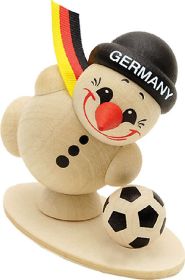 Holzfigur Cool Man - Fußballer