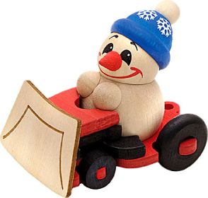 Holzfigur Cool Man - Winterdienst