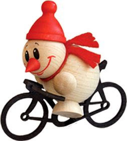 Holzfigur Cool Man - Rennrad