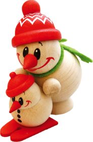 Holzfigur Cool Man - Freddy mit Mini