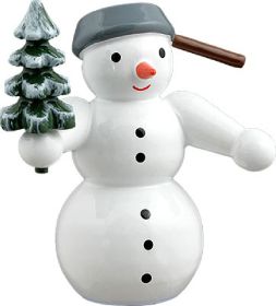 Schneemann - mit Baum Schneemann - mit Baum