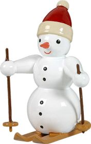 Schneemann - Skifahrer Schneemann - Skifahrer