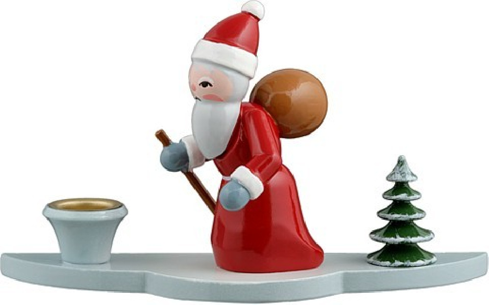 Kerzenhalter - Weihnachtsmann 