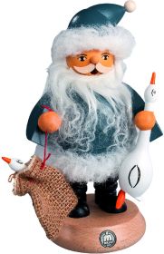 Räuchermann Weihnachtsmann mit Gans Auguste Räuchermann Weihnachtsmann mit Gans Auguste