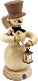 Räuchermann Schneemann, natur, groß Räuchermann Schneemann, natur, groß