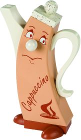 Räucherfigur Cappuccino, modern Räucherfigur Cappuccino, modern