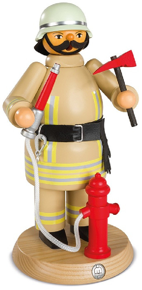 Räuchermann Feuerwehrmann groß