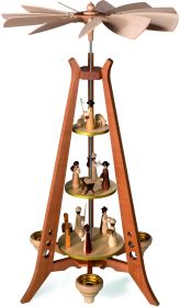 pYramide im mid-century modern Stil, Christi Geburt, natur pYramide im mid-century modern Stil, Christi Geburt, natur