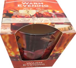 Duftkerze im Glas, Warm Evening - Hot Tea Duftkerze im Glas, Warm Evening - Hot Tea