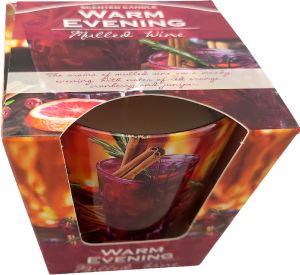 Duftkerze im Glas, Warm Evening - Mulled Wine Duftkerze im Glas, Warm Evening - Mulled Wine