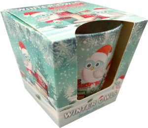 Duftkerze im Glas, Winter Owls - Winter Stories Duftkerze im Glas, Winter Owls - Winter Stories