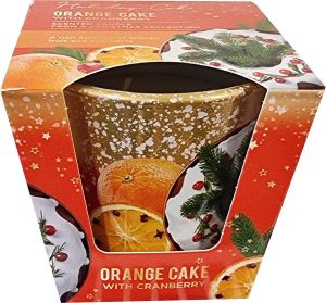 Duftkerze im Glas Holiday Cakes - Orangenkekse mit Cranberry Duftkerze im Glas Holiday Cakes - Orangenkekse mit Cranberry